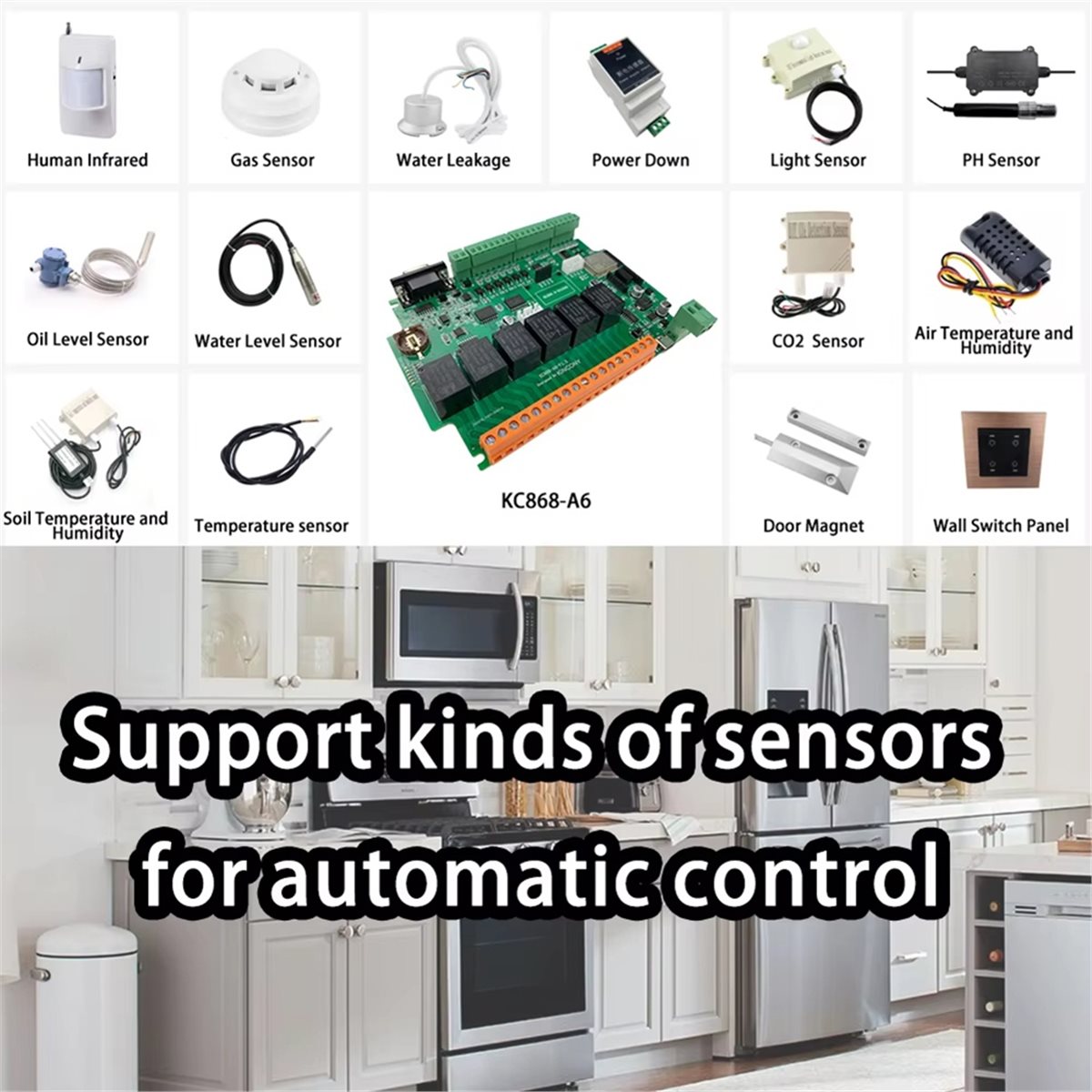 Home Automation Systems Diy - KC868-A6 Entwicklungsboard MQTT Web HTTP ESPhome