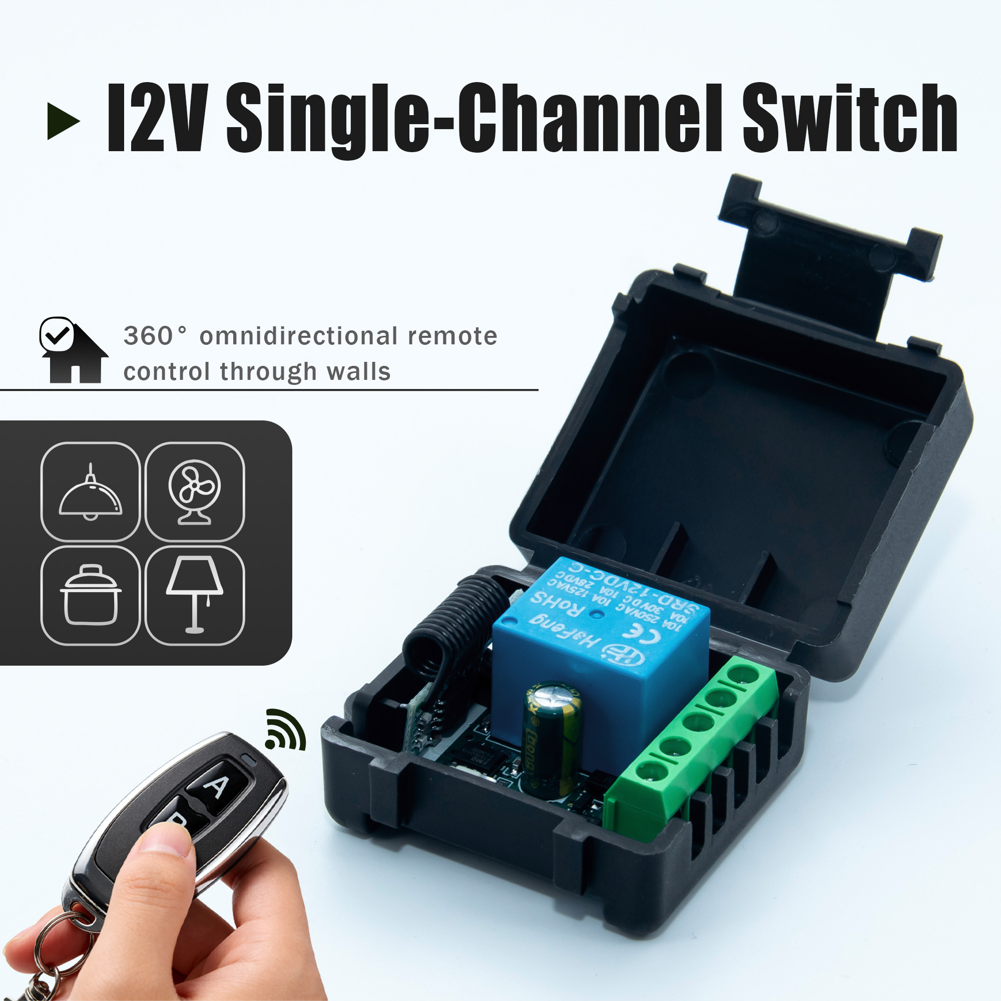 DC 12V 433MHz Drahtloser Fernb – 433Mhz Receiver Module Bewertung und Preis